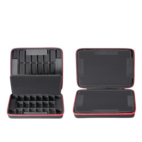 Minahao Toy Car Storage Case Compatible with Hot Wheels Cars. for Matchbox Cars & Mini Toy Cars.Portable Toy Car Storage Box for 48 Toy Cars.(Case Only) - Thumbnail 4