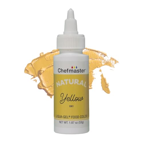 Plant‑Based Natural Liqua-Gel Food Coloring by Chefmaster, No Artificial Dyes, Gel Color for Icing, Frosting, Fondant, & Decorating, Quality Crafted in...