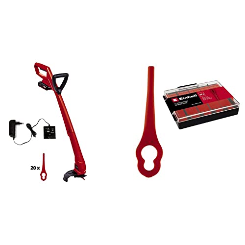 Einhell Tagliabordi a Batteria GC-CT 18/24 Li P Power X-Change (Li-Ion, 18V, incl. 20 coltelli in plastica, incl. batteria 1,5 Ah e caricabatteria)