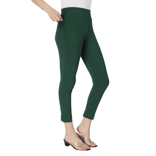 Image of ON&ON Women's Cotton Stretchable Slim Fit Straight Pants Trouser for Casual Wear and Office Wear