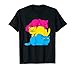 Pan LGBTQ Pride Cat Pan Cacerola de gatos lindos Camiseta