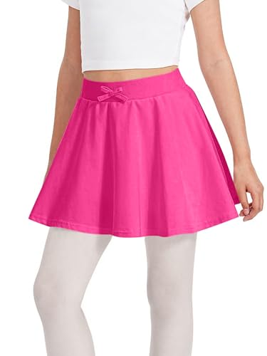 Kids Girls Flared Skirt Athletic High Waist A-line Pleated Skirt for Tennis Golf Outdoor Sports - Main Image