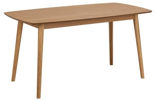 AC Design Furniture Pernille Esstisch, B: 150 x T: 80 x H: 75,5 cm, Eiche, Holz, 1 Stk, Eichenfurnier