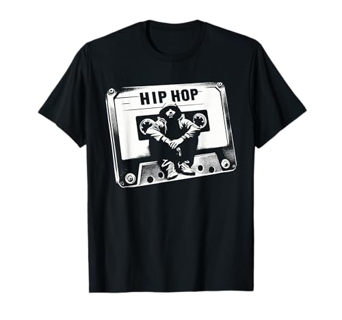 Vintage Cassette Tape Hip Hop Music 80s 90s Retro Graphic T-Shirt