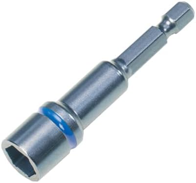 Malco GoBlue Hex Drivers, 1/4", 5/16", and 3/8" SAE Hex Sizes, 6" Shaft Length, 3 Piece Set, Spring Loaded Magnet, S2 Impact-Grade Hardened Steel (MALCOMBO12)