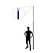 In the Breeze 3635 — 10-Foot Heavy Duty Telescoping Pole — Outdoor Fabric Decor Pole, Easy Assembly