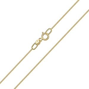 Amberta Allure Dames 9 K Geel Goud Ketting