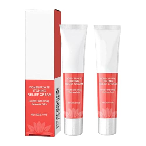Crema de alivio con picazón vagisafe, mujeres vagisafe de alivio con picazón privada, cuidado de limpieza, 20 g alma, protege y restaura (2PCS)