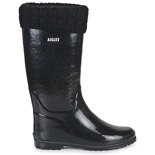 Aigle Women's Eliosa Winter Rain Boot, Schwarz, 40 EU