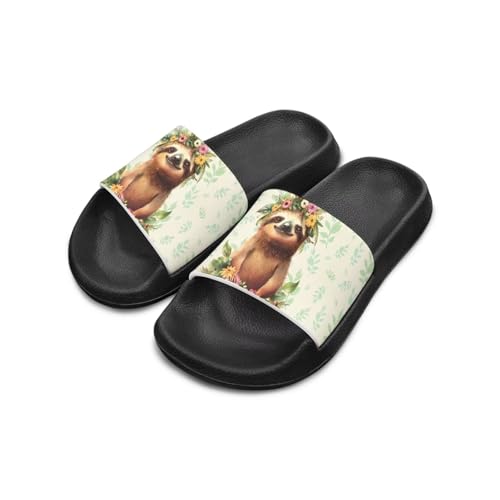 Capybara Slippers Slip On Kids Slide Sandals Breathable Non Slip Summer Holiday Water Sandals Bathroom Shower
