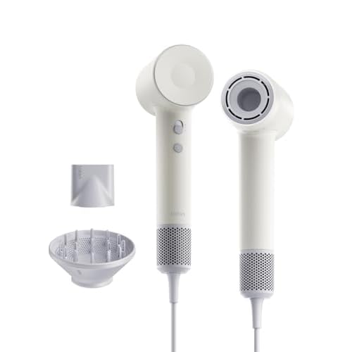 Laifen Hair Dryer SE 2, 200 Million Negative Ionic Blow Dryer with Child Mode and 108,000 RPM Brushless Motor, 1400W Powerful Fast Drying High-Speed Low Noise Hairdryer with Magnetic Attachm