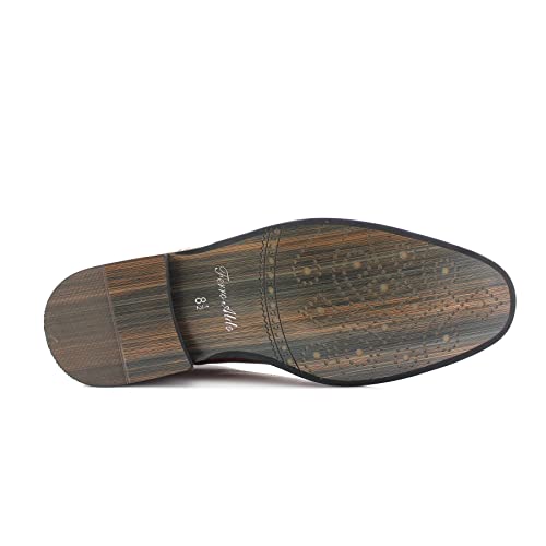 Image of Ferro Aldo Men's Classic Cap Toe Oxford Dress Shoe Collection | Perfect for Formal, Business, and Wedding Attire