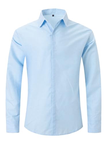 Chemise boutonnée à manches longues homme idéale pour bal et soirées