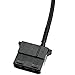 CRJ 3-Pin Fan Header to 12V 4-Pin Molex Power Adapter Cable - 12 inch (30cm), Black Sleeved - Power 4-Pin Peripheral Molex Devices from PC Fan Headers