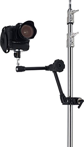 Image of Kupo 1 /4 inch-20 Threaded Mounting Plate with Baby 5 /8 inch (16mm) Stud, Round Flat Adapter for Convi Clamp and Grip Rigs, Fast Accessory Mounting for Photo Video Builds, Brass Aluminum (KG002412)