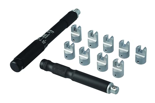 Laser 8241 Motorcycle Spoke Wrench Set with Torque Wrench