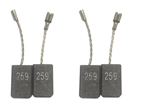 COEOPNC 316046800 WE9-125 WE14-125 259 Carbon Brush Set Durable WE14-150 WP8-115 Grinder T1D Replacement 4pcs for Metabo