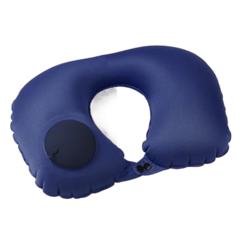 Almohada Inflable de Viaje 40 cm U Shape Azul miniatura 1
