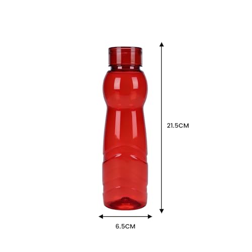 Image of PEARLPET Orbit |BPA-free Plastic Water Bottle |Lightweight, Leak-Proof & Freezer Safe |Set of 5 Pcs (Each 500ml) Multicolor