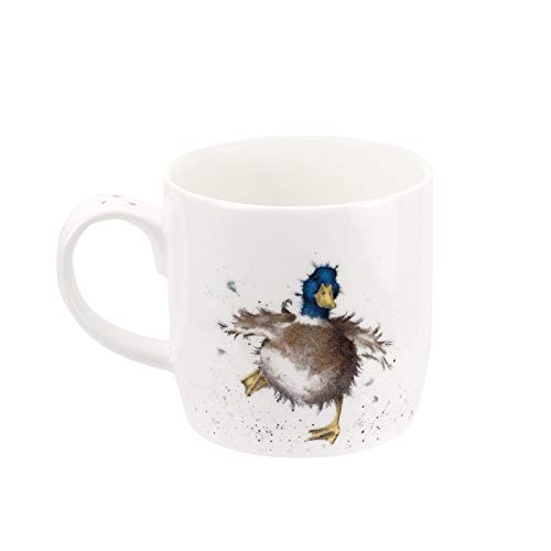 Portmeirion Home & Gifts Wrendale Designs By Royal Worcester Duck Guard Mug, Bone China, Multi-Colour Mmkc5629-Xs #TOP2