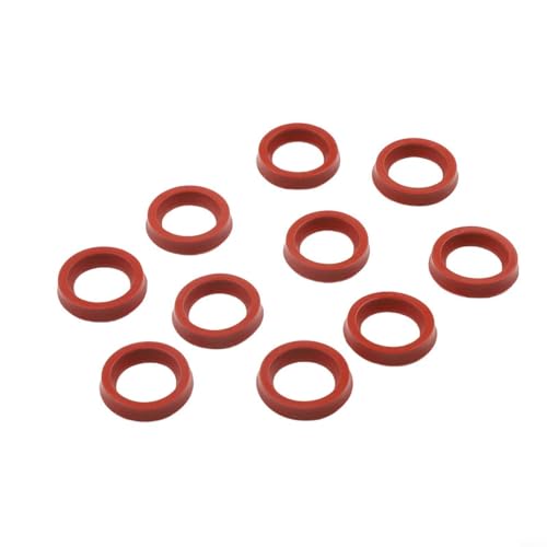 Paquete de 10 sellos de silicona para máquina de café, kit de juntas de unidad de preparación de espresso para Krups para Melitta para Miele, sellado de goma hermético para anillo