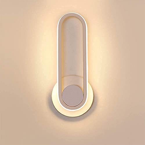 Lámpara de noche para dormitorio JCAKES en forma de U con luz cálida de lectura de 3000K