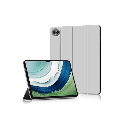 QINOUK Funda para Huawei MatePad Pro 13.2, [Función de Soporte] Funda Protectora de TPU Antiarañazos, Funda Inteligente Ultrafina Kickstand Case para Huawei MatePad Pro 13.2-Gris