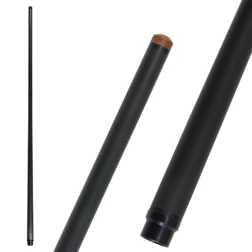 OKHEALING - 29インチ ピン カーボンプールキュー シングルシャフト、ティップ 12.9mm、12.4mm、13mm、12mm、12.5mm 超スムーズ、コントロール性 プロテーパー
