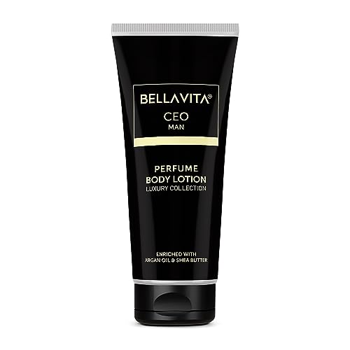 Image of Bella Vita Luxury Intense CEO Man Body Perfume Lotion for Nourishing, Hydrating, Soft, Supple & Healthy Skin with Argan Oil & Shea Butter 200 Ml