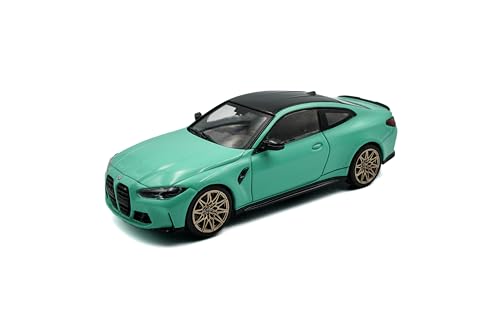 Modelo a Escala BMW G82 M4 Competition Verde 1:43 miniatura 1