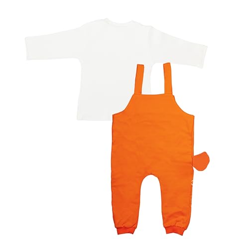 Finding Nemo Cotton Baby Overall /Romper With Long Sleeve Tshirt For Newborns & Infants – 2 PIECES - Unisex4