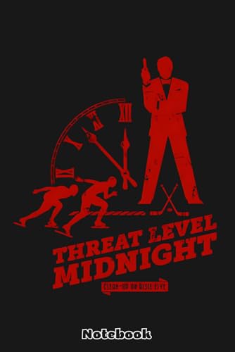 Clean up Threat Level Midnight Notebook: 6x9 120 Pages, Ruled Notebook, Journal, Daily Diary, Organizer, Planner