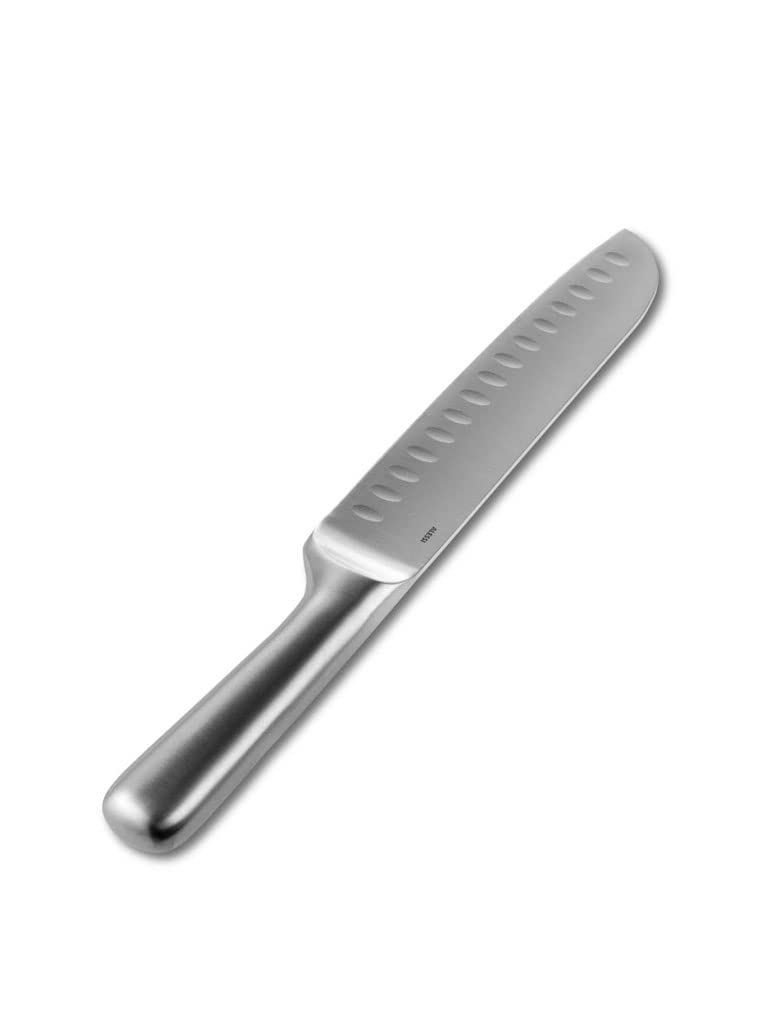 Alessi SG508 Mami, Large santoku Knife in Forged Steel AISI 420, mat.