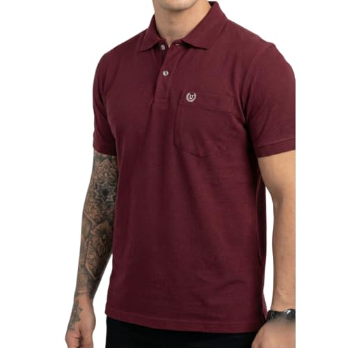 Image of SIDE UP Polo T Shirt for Man with Pocket, Polo T Shirts for Men, Summer Shirt with Collar, Half Sleeve, Cotton Blend, Light Weight, Comfotable Fit (Pack of 1) M to 3XL