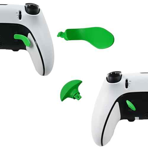 Image of 4 Pcs Edge Controller Back Paddles for PS5 DualSense Edge Controller, Paddles Replacement Compatible with PS5 Edge Controller, Metal Paddles for PS5 DualSense Controller (Green)