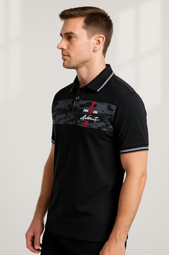 Image of Dollar Pack of 2 Men's Cotton Polo T-Shirt with Classic Collar