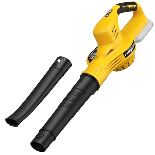 Cordless Leaf Blower for Dw 20V Battery,【Battery Not Included】 Electric Leaf Blower Up to 150MPH,2 Speed Mode,180CFM High Speed Small Blower for Lawn Care, Patio, Blowing Leave