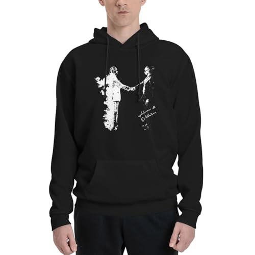 Men'S Loose Fit Long Sleeve Drawstring Hoodie Pullover Sweatshirt