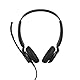 Jabra Engage 50 II schnurgebundenes Stereo-Headset mit geräuschunterdrückender 3-Mic-Technologie und USB-A-Kabel, ultraleicht - mit allen führenden UC-Plattformen wie Zoom & Unify kompatibel - Schwarz