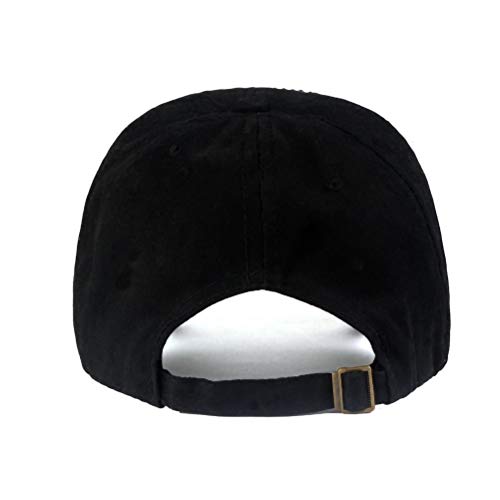 Gudessly Bling Women Baseball Cap Flower Snapback Rhinestone Sun Hats Adjustable Denim Jeans Hat (Crown-Black) #TOP3
