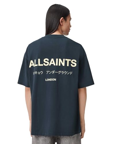 Image of AllSaints Men's Underground Oversized Short Sleeve Crew Neck Shirt