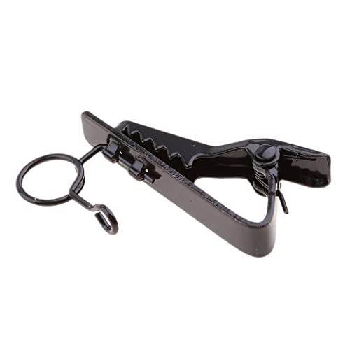 Clips metálicos tipo anillo de 9 mm para evitar caídas de micrófonos de solapa 5