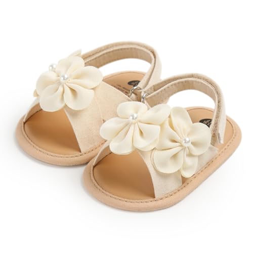Image of Infant Baby Girls Boys Summer Sandals Premium Unisex Non Slip Rubber Soft Sole Breathable Toddler First Walker Outdoor Beach Shoes