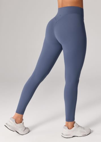 Image of UNISSU Hugcurve No Front Seam High Waisted Workout Leggings for Women Buttery Soft Yoga Pants Gym Athletic Tights - 25''