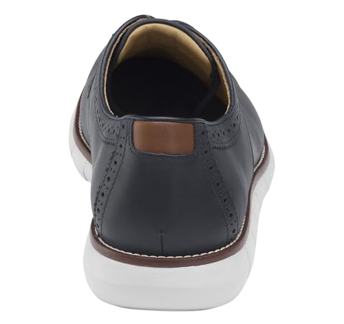 Image of Johnston & Murphy Men's Holden Oiled Leather Plain Toe Dress Casual Lace-up Shoe