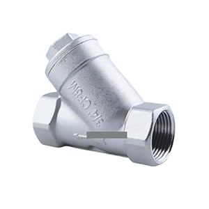 Yxoouehiso SMGLRUEAT 3/8' Edelstahl Y-Siebkorbfilter