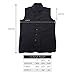 Betty Dain Kool Breeze Mesh Back Salon Stylist Vest, Unique Stretch Mesh Back For Breathability, Pockets with Zippered Bottoms, Button Closure, Lightweight, Water Resistant Polyester Fabric, M/L
