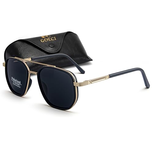 Image of Women Sunglasses Polarized UV400 Vintage for Driving HD Retro with Case | for beach fishing travel daily outdoor wear,Unisex,Classic Shades,blown,anti-glare lenses, scratch hard,lightweight frame