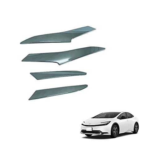 TARCELL 新型プリウス 60系に対応 ヘッドライトカバー フロントバンパー ガーニッシ フロントフォグカバー 5代目 プリウス パーツ ZVW60 ZVW65 MXWH60 MXWH65 車種専用 2P