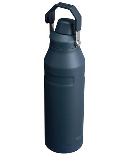 Image of Stanley IceFlow Fast Flow Water Bottle 50 oz | Angled Spout Lid | Lightweight and Leakproof for Travel and Sports | Insulated Stainless Steel | BPA-Free | Navy